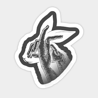 Lapin blanc Sticker